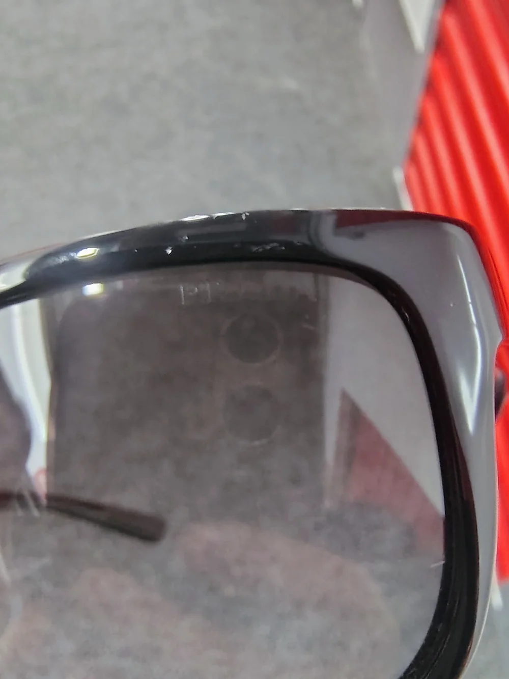 Prada Linea Rossa Oversized Brown Gradient Sunglasses